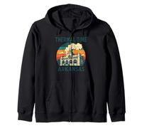 Thermal Time Hot Springs - Camisa retro de Arkansas Bathhouse Park Sudadera con Capucha