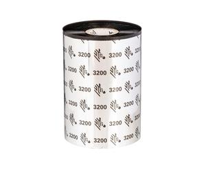 Thermal transfer ribbons, Zebra, 3200, Cera/resina, 89mm, 450m, Exterior, Negro