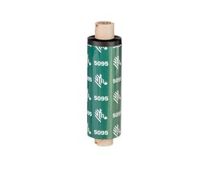 Thermal transfer ribbons, Zebra, 5095, Resina, 56,9 mm, 74m, Exterior, Negro