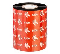Thermal transfer ribbons, Zebra, 5100, Resina, 60mm, 450m, Exterior, Negro