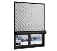 Thermal Window Blanket - Heavy Duty Oxford Cloth Insulation Curtain, Roll Up Blackout Heat Retention Cover, Noise Reducing Shield | Comfortable Indoor Climate Improvement Accessory For Apartment