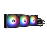 Thermalright AIO - Enfriador líquido para CPU FW420 negro ARGB para escritorio, con pantalla LCD, compatible con Intel LGA 1700/1200/115X/2066, AMD AM5/AM4