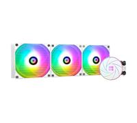 Thermalright Aqua Elite 360 White ARGB- Ventilador de CPU líquido ARGB, 360 AIO tamaño de fila de refrigeración, 3 ventiladores PWM de 120mm, para AM4/AM5, lga1851/1700/1200/115x