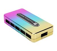 Thermalright ARGB HUB Controller Rev.A Fuente de alimentación SATA, soporte de 10 grupos de ventiladores ARGB, controlador de ventilador de PC de 10 puertos de 3 pines para iluminación, concentrador