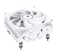 Thermalright AXP90-X47 Enfriador de aire de CPU de bajo perfil blanco con ventilador PWM de 90 mm TL-9015W, 4 tubos de calor, 47 mm de altura, para AMD AM4/Intel LGA 1700/1150/1151/1155/1156/1200