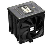 Thermalright Burst Assassin 120 Vision - Enfriador de aire para CPU negro - Pantalla giratoria cuadrada IPS de 2.4 pulgadas, diseño de ventilador hacia adelante y hacia atrás de 120 mm, compatible con