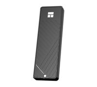 THERMALRIGHT Carcasa externa HR-EB101 C Black M.2, protocolo NVMe, carcasa de aleación de aluminio, cable C a C de 10 Gbps, almacenamiento SSD portátil de 8 TB, compatible con sistemas Android