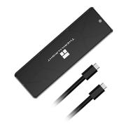 THERMALRIGHT Carcasa externa HR-EB110 C Black M.2, protocolo NVMe, carcasa de aleación de aluminio, cable C a C de 10 Gbps, almacenamiento SSD portátil de 8 TB, compatible con sistemas Android