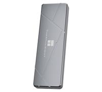 THERMALRIGHT Carcasa externa HR-EB115 C Grey M.2, protocolo NVMe, carcasa de aleación de aluminio, cable C a C de 10 Gbps, almacenamiento SSD portátil de 8 TB, compatible con sistemas Android, Windows