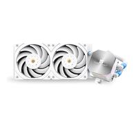Thermalright Frozen Edge 240 White, Enfriador de agua líquida para CPU con ventilador PWM de 120mm,Disipador de agua integrado para AMD/AM4/AM5, Intel LGA1700/1851/1150/1151/1200
