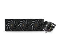 Thermalright Frozen Edge 360 Black Enfriador de agua para CPU líquida con ventilador PWM de 120 mm, disipador de agua integrado para AMD/AM4/AM5, Intel LGA1700/1150/1151/1200