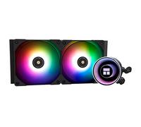 Thermalright Frozen Notte 240 BLACK ARGB V2 - Refrigerador de CPU para refrigeración por agua, doble ventilador PWM, apto para AM4/AM5, Intel LGA 1700/1851/1150/1151/1200/2011