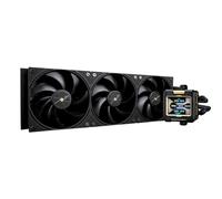 Thermalright Frozen Warframe 360 - Enfriador de Agua para CPU Negro con 3 Ventiladores PWM de 2000 RPM, Pantalla LCD IPS 320x240, Líquido AIO para PC