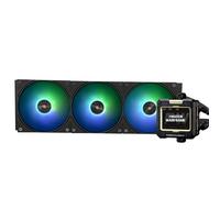 Thermalright FW360 - Enfriador de CPU AIO ARGB negro, sistema de refrigeración de agua con especificación PC 360, pantalla LCD IPS con resolución de 320 x 240, para AM5 e Intel LGA1700/1851, el