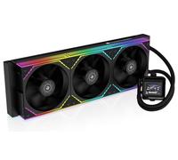 Thermalright FW360 SE ARGB V2 - Enfriador de CPU líquido AIO de 360 mm, pantalla LCD de 2 pulgadas, 3 ventiladores PWM de cadena tipo margarita TL-M12Q de 120 mm, para AMD AM4/AM5 e Intel LGA1851/1700