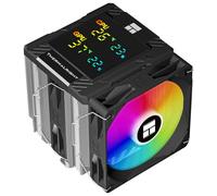 Thermalright Peerless Assassin 120 Digital ARGB Black - Refrigerador de CPU con doble torre y ventiladores dobles, cubierta de pantalla digital para AM4/AM5, Intel LGA1851/1700/115X/1200