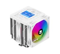 Thermalright Peerless Assassin 120 Vision ARGB White - Ventilador para CPU (6 tubos de calor, pantalla magnética de 2,8 pulgadas, resolución de 320 x 240), para AMD AM4/AM5 e Intel LGA1700/1851