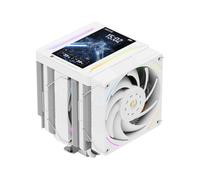 Thermalright Peerless Assassin 120 Vision MAX ARGB White CPU Cooler, PC Heatsink, pantalla magnética de 5" con resolución 480x854, para AM4/AM5 e Intel LGA1700 / 1851