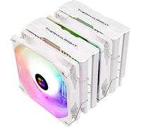 Thermalright Peerless Assassin 120 White ARGB Enfriador de aire para CPU, 6 tubos de calor, dos ventiladores TL-C12W-S-PWM de 120 mm, tapa disipador de calor de aluminio, AGHP para AMD AM4