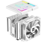 Thermalright Peerless Assassin 140 - Enfriador digital blanco para CPU, torres dobles y ventiladores dobles, enfriador de aire para CPU, cubierta superior de pantalla digital ARGB, para AM4/AM5, Intel