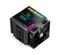 Thermalright Peerless Assassin 140 - Enfriador digital negro para CPU, torres dobles y ventiladores dobles, enfriador de aire para CPU, cubierta superior de pantalla digital ARGB, para AM4/AM5, Intel