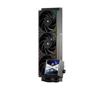 Thermalright Peerless Vision 360 UB ARGB Black CPU enfriador de líquido, pantalla IPS con resolución de 480 x 480, 3 ventiladores de CPU, para AM5 / Intel LGA1851/1700, pantalla absorbente magnética
