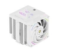 Thermalright Phantom Spirit 120 Digital Snow CPU Ventilador, Enfriador de CPU de 7 Guías, Ventilador Doble PWM de 120 mm, Pantalla Digital en la Cubierta Superior, para AM4 / AM5 / Intel LGA1700/1851