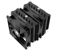 Thermalright Phantom Spirit 120 SE BLACK Enfriador de aire para CPU, enfriador de CPU con 7 heatpipes, dos ventiladores PWM de 120 mm, tecnología AGHP 4.0, para AM4/AM5&Intel lga1851/1700/115x/1200