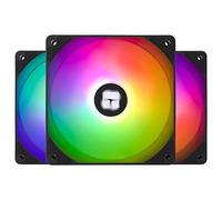 Thermalright TL-C12C-S CPU Fan 120mm ARGB Case Cooler Fan, 4pin PWM silencioso ventilador de ordenador con rodamiento S-FDB incluido, ARGB Fanáticos hasta 1500RPM ventilador（3 cantidades）