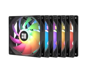 Thermalright TL-C12C-S X5 Ventilador de CPU de 120 mm ARGB, Silencioso Para Ordenador PWM Con Rodamiento S-FDB, Hasta 1550 RPM, Para PC