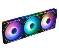 Thermalright TL-M12Q-S X3 - Ventiladores de refrigeración de carcasa de PC de 120 mm, cadena de margarita, 2000 rpm, alto flujo de aire, ARGB, iluminación de espejos infinitos duales para juegos