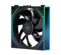 Thermalright TL-M12Q - Ventiladores de caja de PC de 120 mm, ventiladores PWM ARGB, alto flujo de aire de 2000 RPM, conexión en cadena, iluminación de espejo infinito, 1 unidad