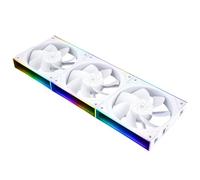Thermalright TL-M12QRW X3 - Ventilador inalámbrico para CPU con efecto de luz ARGB, refrigeración silenciosa PWM para PC con velocidad de 1500 rpm, versión de bloques de construcción (120 mm, blanco)