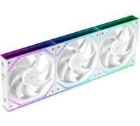 Thermalright TL-M12QW X3 - Ventiladores de carcasa de PC de 120 mm, ventiladores PWM ARGB, alto flujo de aire de 2000 rpm, cadena de margarita, iluminación de espejo infinito, paquete de 3