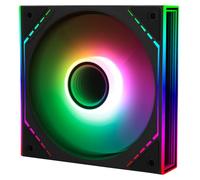 Thermalright TL-M12R-S - Ventilador para CPU ARGB de 120 mm, con velocidad de 1500 rpm, color negro, ventilador silencioso de 4 pines PWM PC Inverted, efecto de luz ARGB con espejos infinitos en ambos