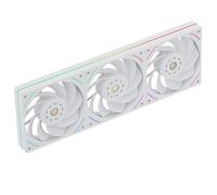 Thermalright TL-UB36RW caso ventilador-120mm silencioso, función PWM, línea 3 ventiladores-inversa, para CPU refrigerador líquido y caso de enfriamiento, blanco, con 5V ARGB tira de luz