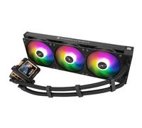 Thermalright TR FW 360 Negro ARGB CPU refrigeración por agua, refrigeración 360 AIO, IPS 320 x 240, pantalla LCD con pantalla IPS de 2,4 pulgadas, enfriador líquido para CPU AMD/Intel LGA1851, AM5