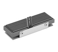 Thermalright TR TR-M.2 2280 TYPE A G 2280 - Disipador de calor para refrigeración SSD M.2 2280, aluminio, con 2 conductividad térmica, radiador SSD de alto rendimiento (gris)