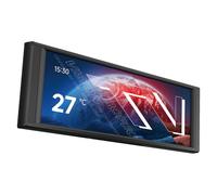 Thermalright Trofeo Vision LCD negro 6.86 pulgadas magnético IPS carcasa pantalla de refrigeración por agua, resolución 1280 x 480, un sinfín de temas para personalizar