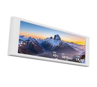 Thermalright Trofeo Vision LCD White - 6,86-Zoll-IPS-LCD-Bildschirm für Aio-Kühler/Gehäuse, Auflösung 1280 x 480, magnetischer beweglicher Bildschirm, mit flexiblen Platzierungsoptionen für