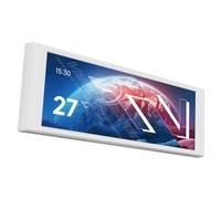 Thermalright Trofeo Vision - Pantalla LCD blanca de 6,86 pulgadas a todo color (resolución 1280 x 480) con pantalla magnética, color blanco, especial para refrigerador/carcasa de CPU