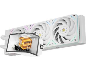 Thermalright Wonder Snail Vision 360 ARGB AIO Refrigeración Líquida CPU, 3 Ventiladores 120mm ARGB Sync, Pantalla LCD AMOLED, Blanco, WONVIS36UBARWH