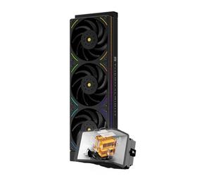 Thermalright Wonder Vision 360 UB ARGB Negro AIO - Refrigerador líquido para CPU AM5/Intel LGA1851/1700, pantalla curva 3D de 6,67 pulgadas con resoluciones de 2400 x 1080, pantalla de panel magnético