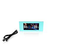 Thermaltake 6.0″ LCD Panel Kit para Chasis View 600 TG | Pantalla LCD Personalizable | Compatible con TT RGB Plus (Menta Fresa)