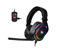 Thermaltake argent h5 rgb auriculares alámbrico diadema juego negro