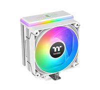 Thermaltake ASTRIA 200 ARGB - Enfriador de CPU; 4 tubos de calor de cobre; ventilador PWM de 120 mm; 500~1800 RPM; torre única; Intel/AMD; 210 W TDP; blanco; CL-P137-AL12SW-A