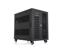 Thermaltake AX1000 TG | Super Tower Dual System Vidrio Templado | Negro | Estación de trabajo, 2 x XL-ATX/E-ATX, Hasta 29 Ventiladores, Radiadores DIY de Hasta 560 mm, 24 HDD/SSD, Doble USB-C