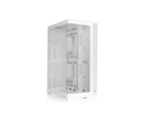 Thermaltake Capo X | Caja Dual System con Vidrio Templado | Snow | Compatible con 2 sistemas, Micro ATX, AIO de Hasta 420 mm, GPU de Hasta 420 mm, USB 3.2 Gen 2 Type-C, 10 Ranuras de Expansión