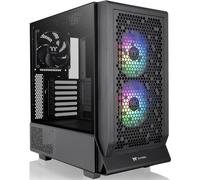 Thermaltake Ceres 330 TG ARGB Black Mid Tower ATX Cristal Templado USB-C Negra