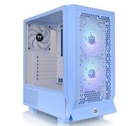 Thermaltake Ceres 330 TG Hydrangea Blue Mid Tower ATX Cristal Templado USB-C Azul
